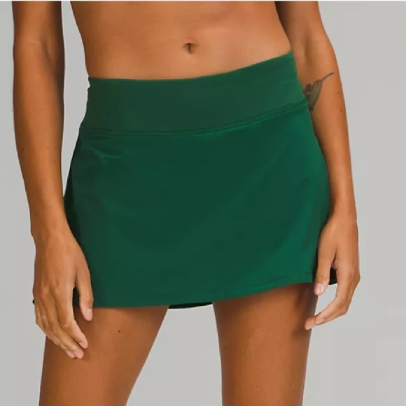 Lululemon Play Off The Pleats Skirt * Everglades Green - Picture 2 of 10